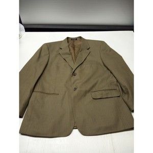 Jacques Bellini Suit Size 42 wool blend Light Brown Pants Size